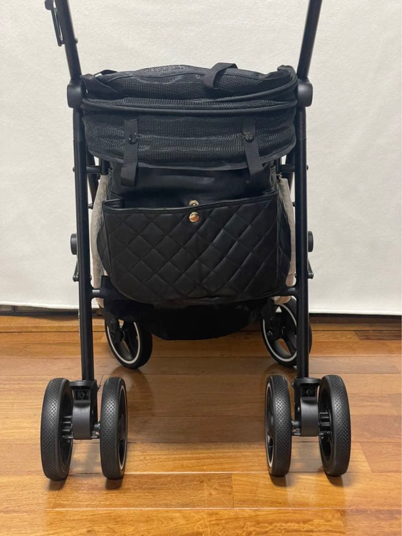 ブラックキルティングペットカート WANRIDE 美品