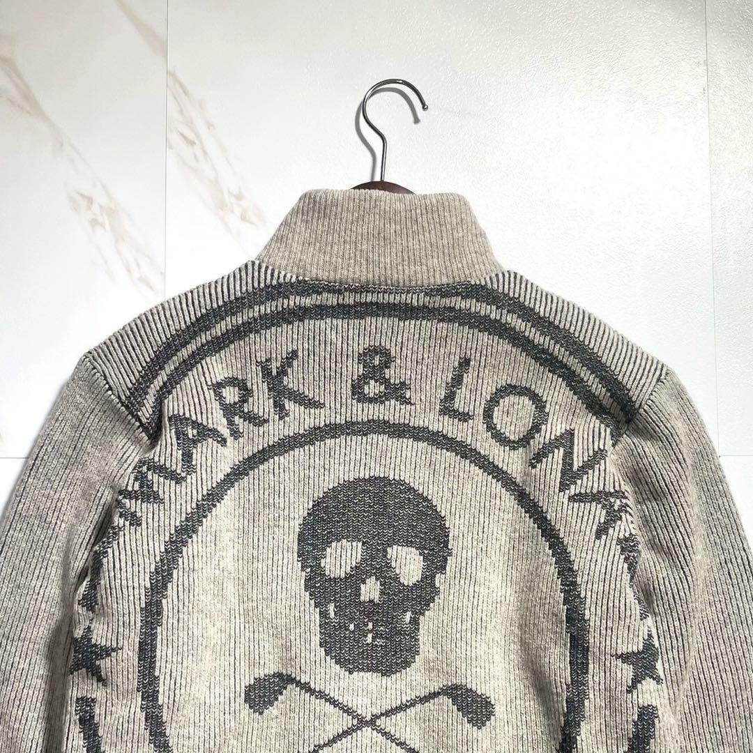 【希少 Lサイズ】MARK&LONA ドライバーズニット スカル ゴルフウェア
