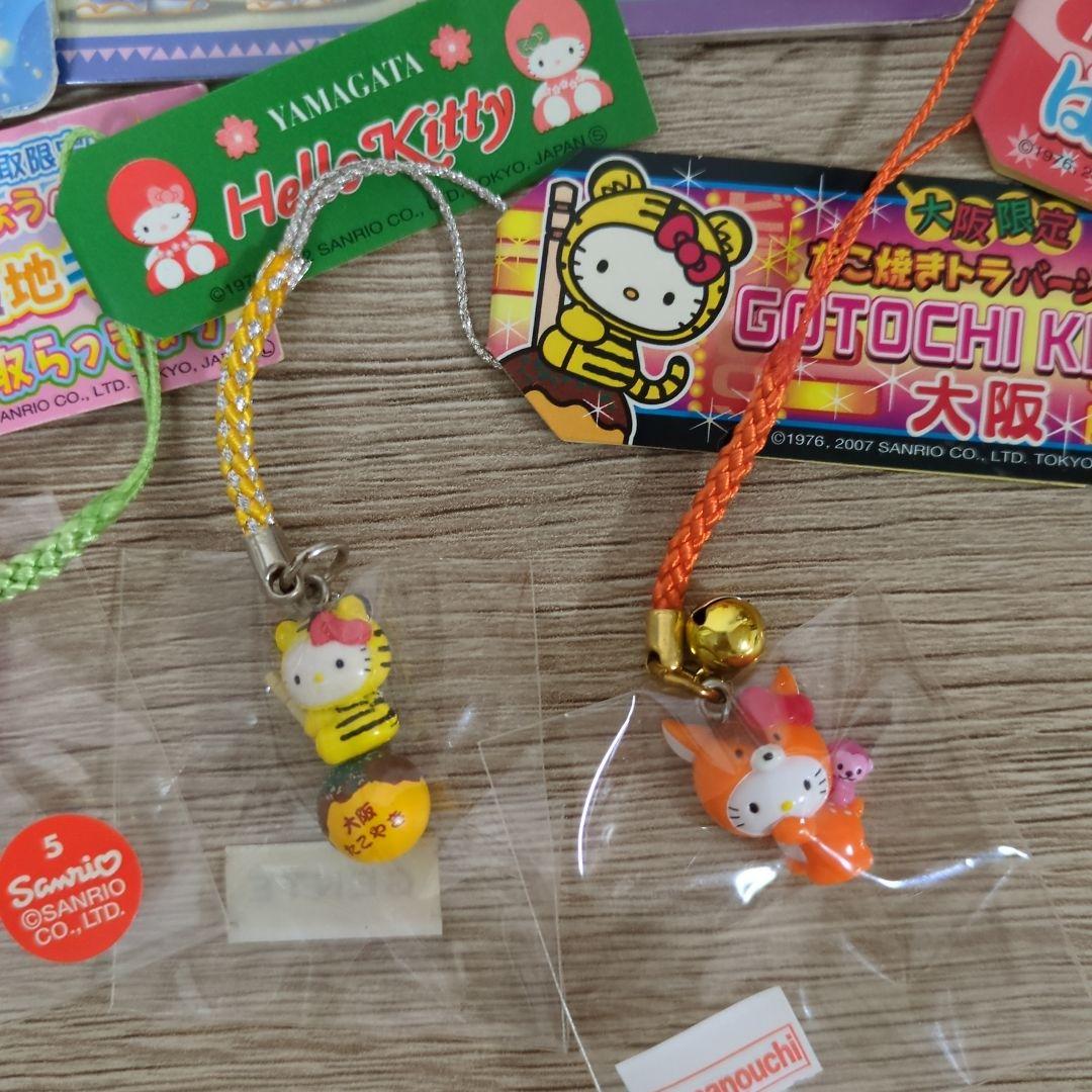 未使用 ハローキティ ファスナーマスコット ご当地 キティ 根付