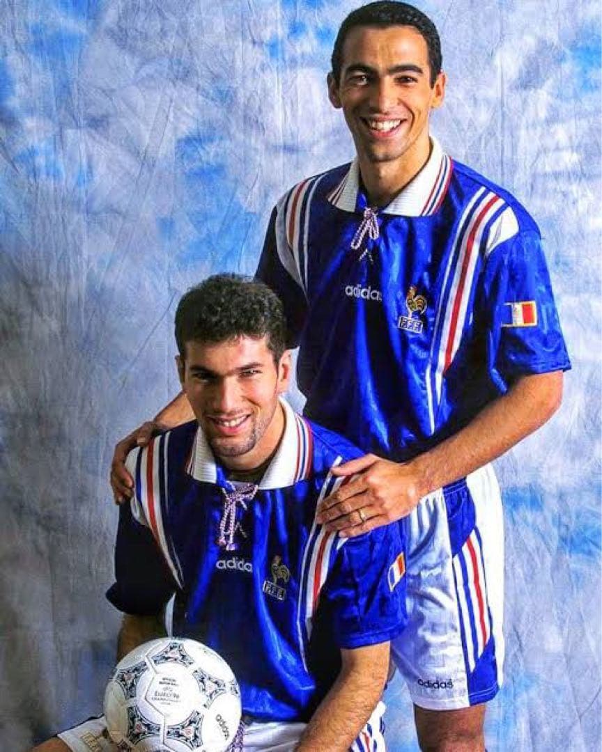 激レア　フランス代表チーム　サッカーユニフォーム　96年 adidas