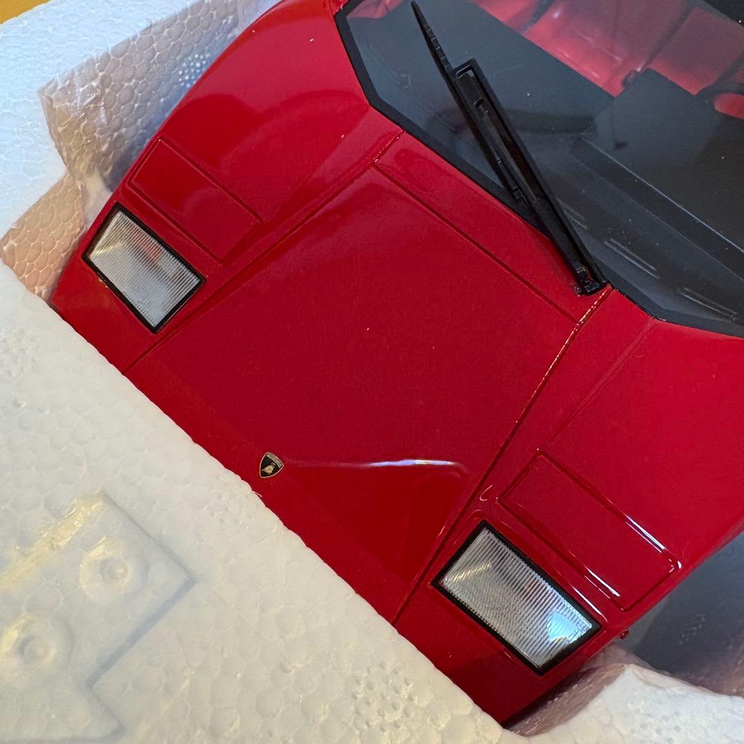 レア！京商 1/18 ランボ カウンタックLP5000QV 赤