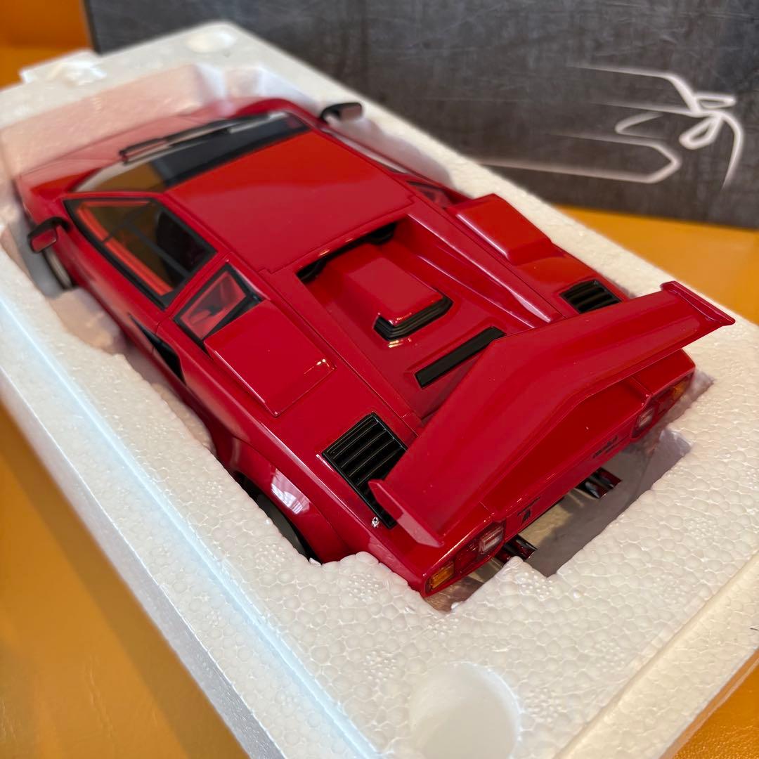 レア！京商 1/18 ランボ カウンタックLP5000QV 赤