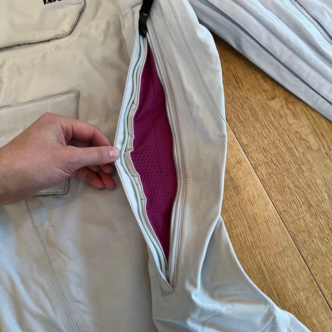 【希少】VOLCOM スノーボードパンツ ライトグレー　L