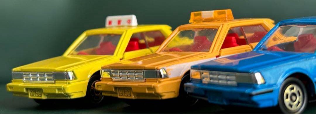 日本製 トミカ ニッサン セドリック 4ドアハードトップ 3台セット Y30