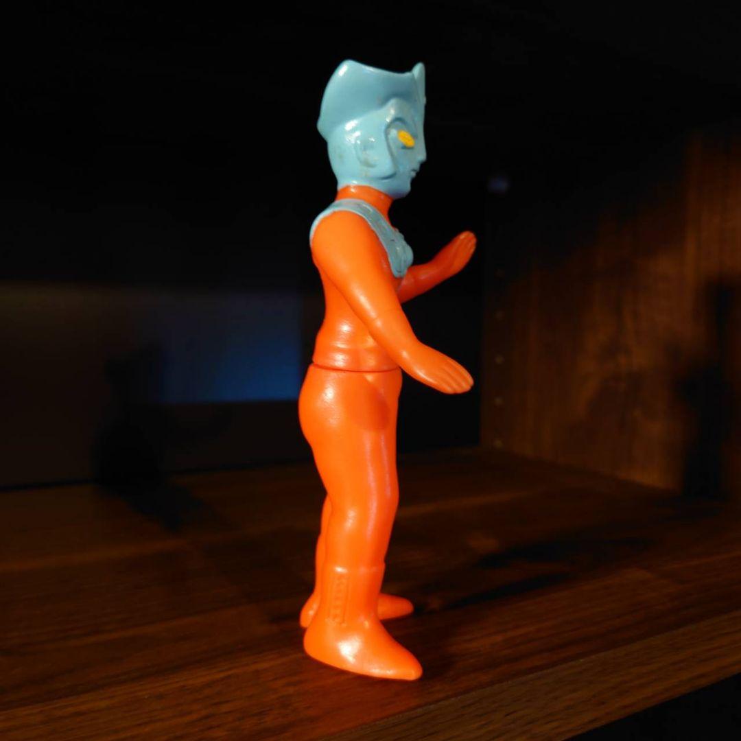 週末特価！当時物ウルトラマンレオ　無版権ソフビ　盆踊り　昭和レトロ