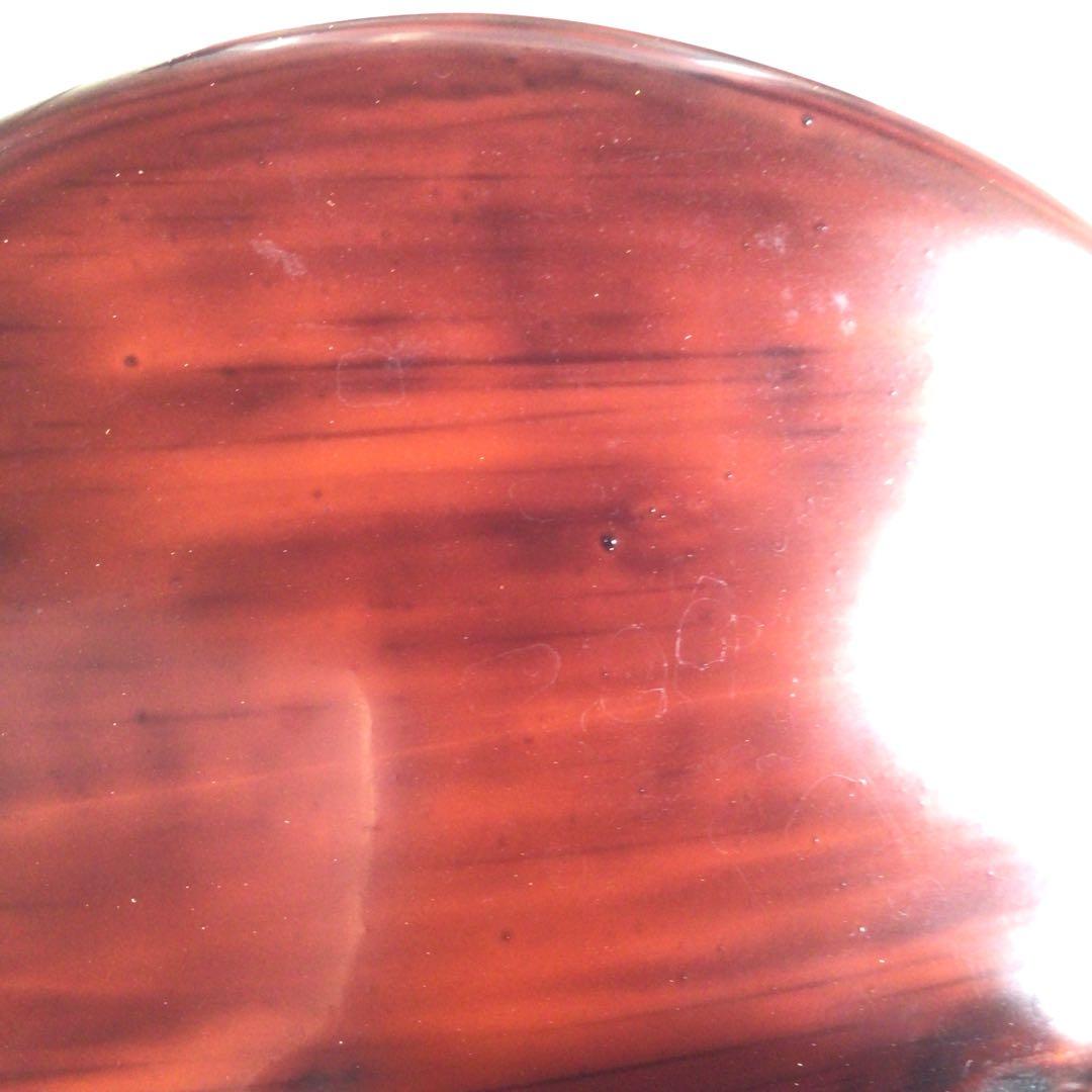 Ｒ５６２　水指　『倉本陽子作』『ガラス製』『竹蓋』『陵線の風景』　共箱　茶道具