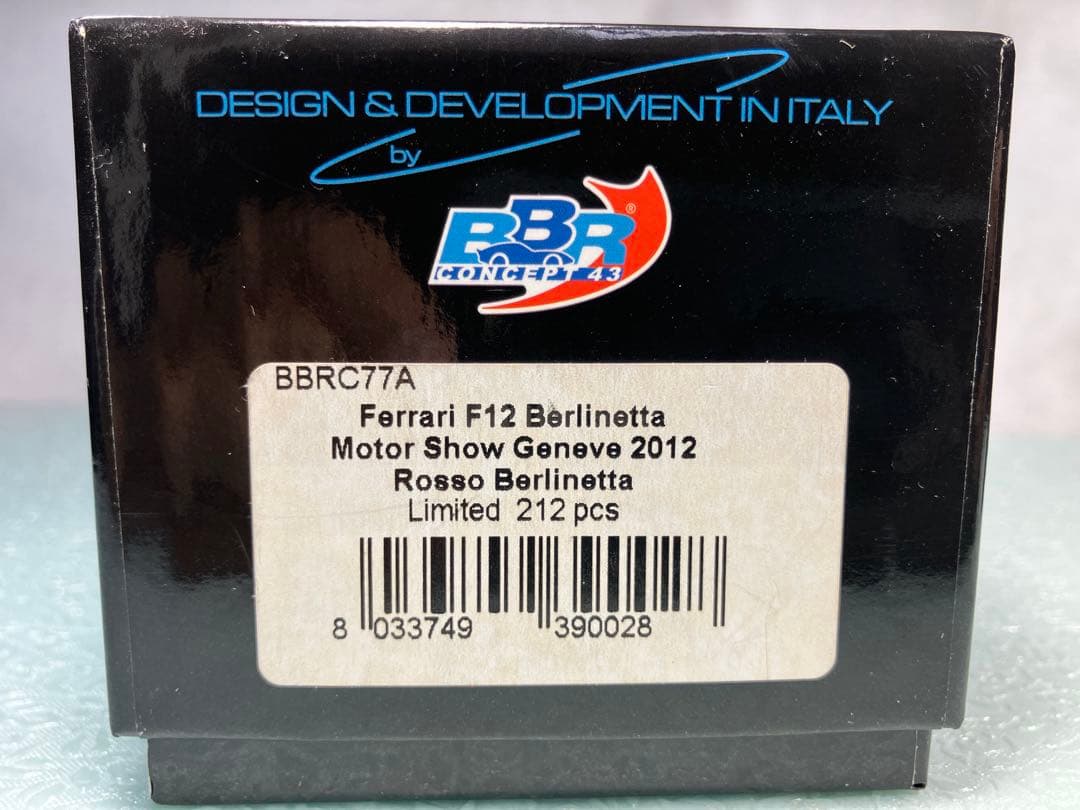 BBR Ferrari F12 berlinetta 2012年　レッド