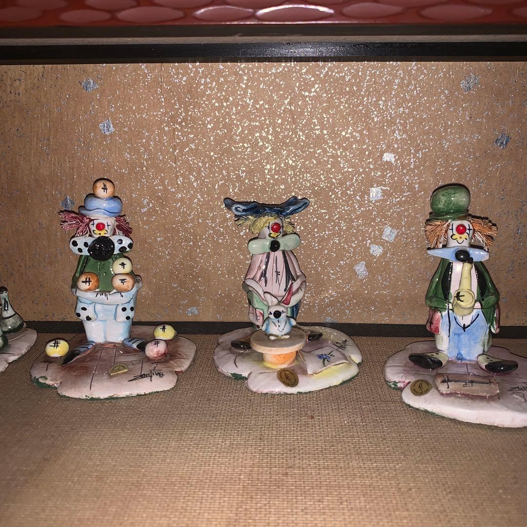 【レア】イタリア製　リトルクラウン　9体セット