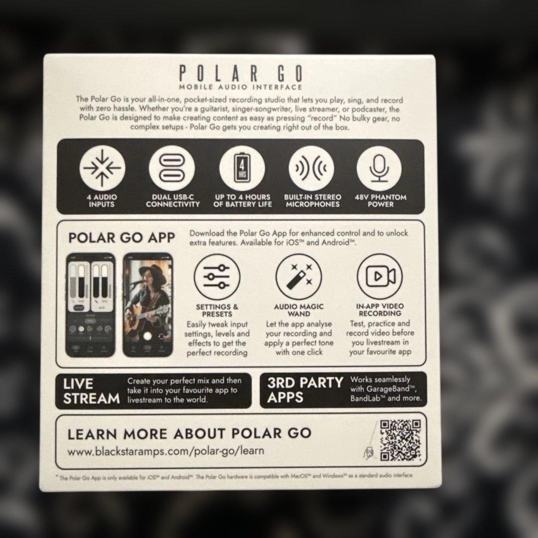 Polar Go オーディオインターフェース +48Vマイク内蔵 最終価格