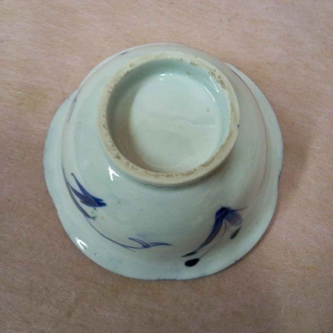 古伊万里　麒麟鳳凰文様錦三ツ鉢　古美術　古道具　骨董品