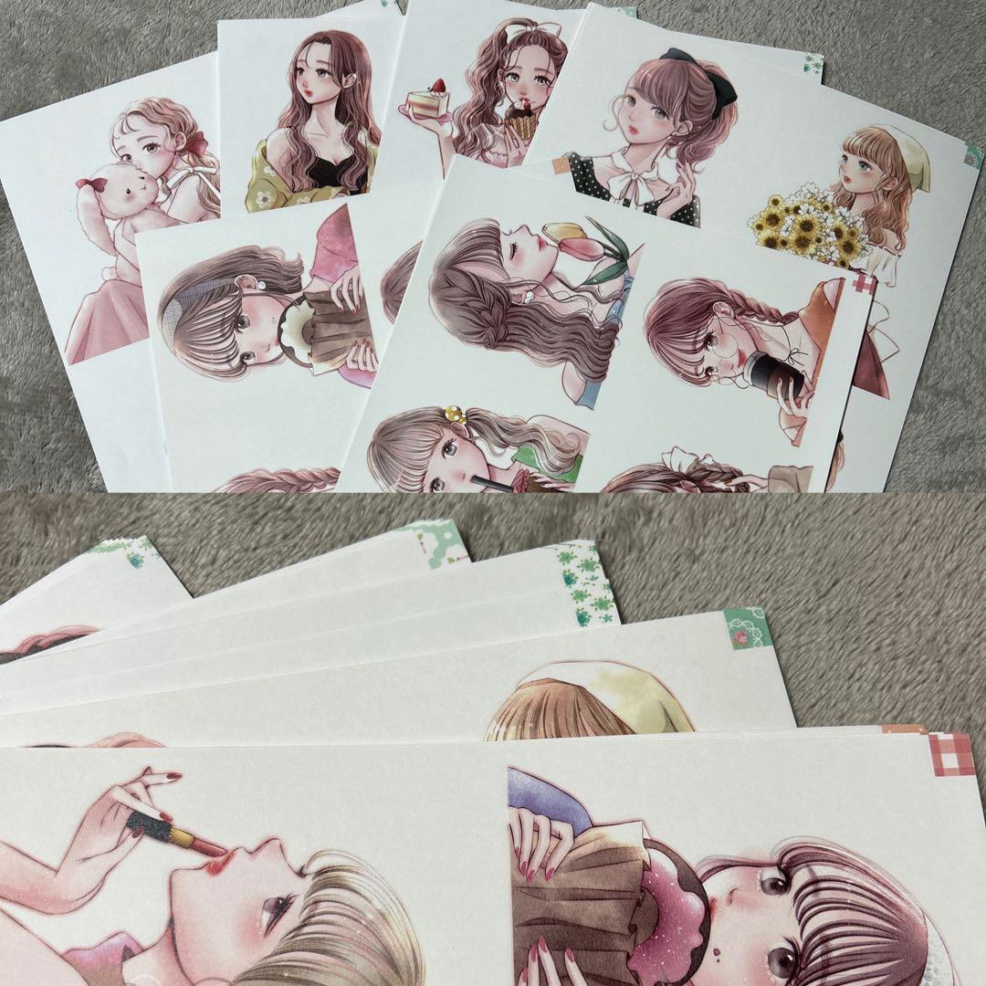 コラージュ素材 海外マステ デザインペーパー まとめ売り ⑩