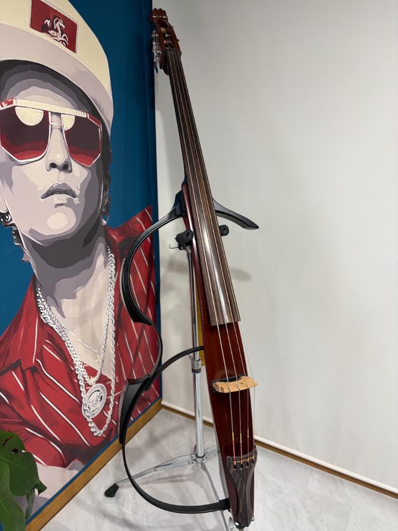 サイレントベース　YAMAHA SLB100 専用ケース+アダプター付+膝当て付