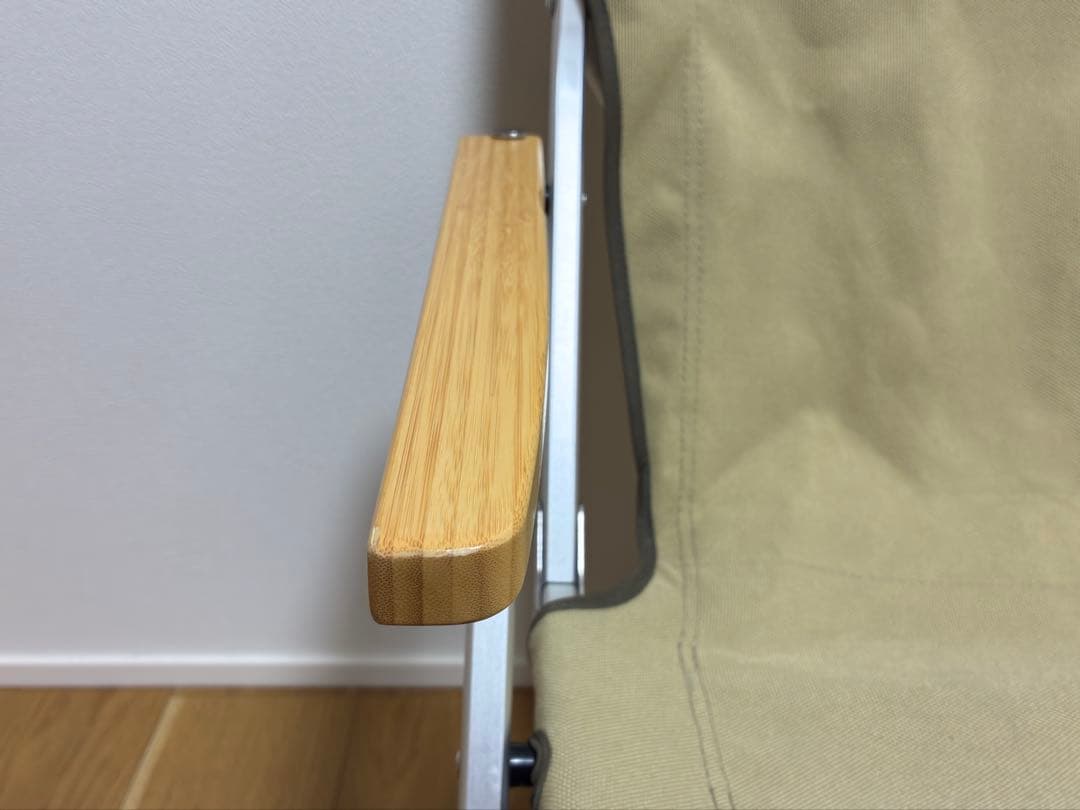 スノーピーク　ローチェア30 カーキ、ローチェアクッションプラス、カップホルダー