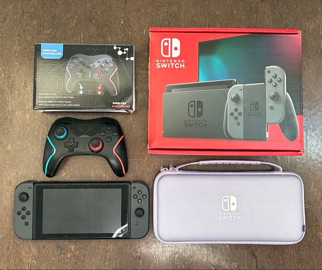 Nintendo Switch 本体(美品・セット) SDカード・コントローラー
