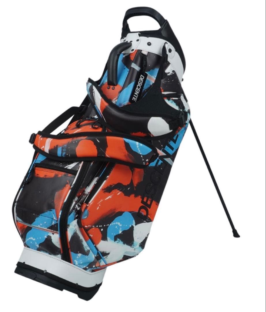 ガワDESCENTE 【万美コレクション】キャディバッグ(スタンド式)9型