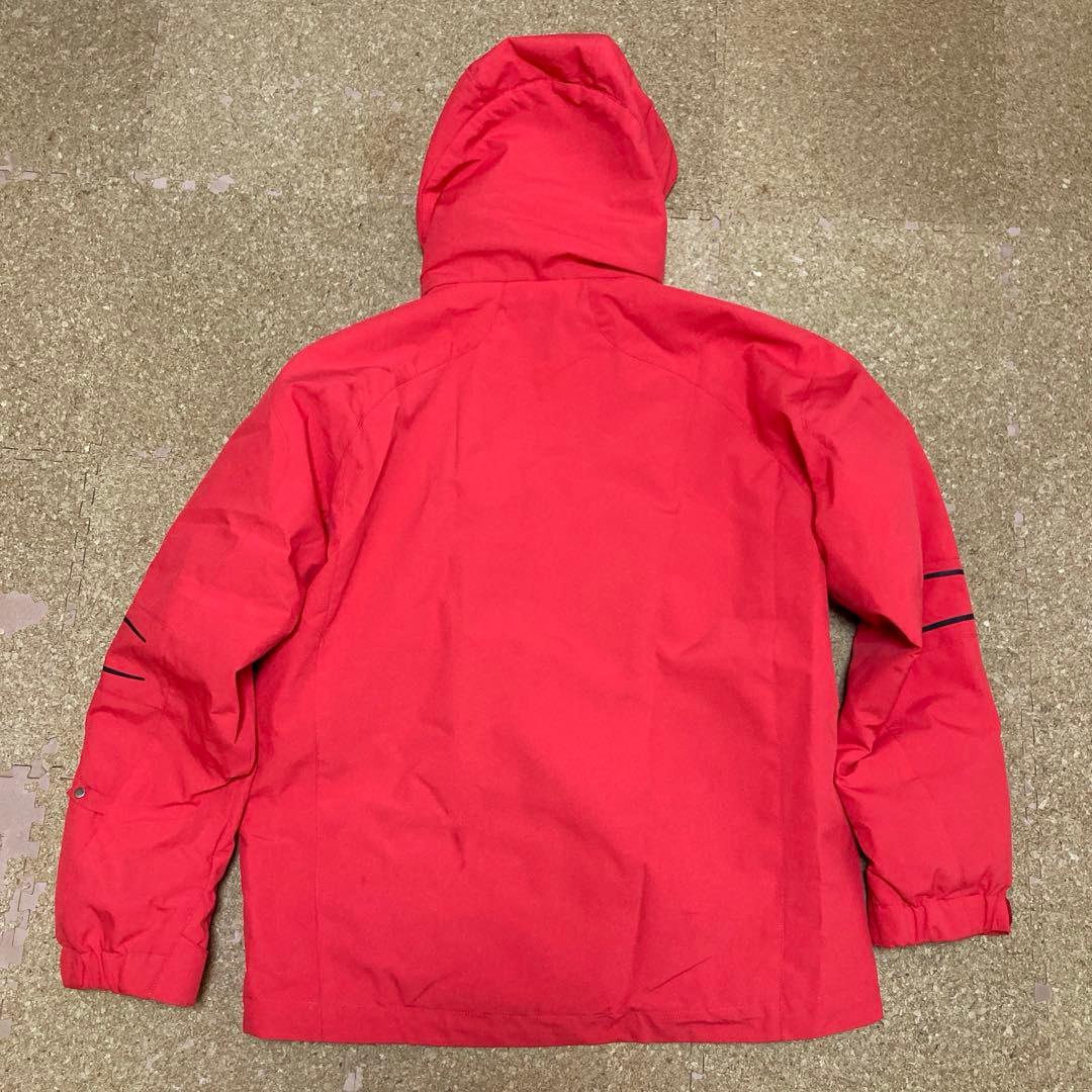 【美品】デサントdescentスキーウェアスキー スノボジャケットMメンズ赤