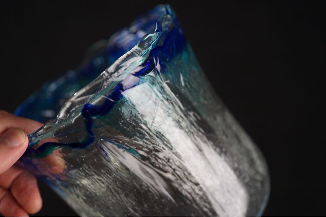 ガラス 水指 箱付 茶道具