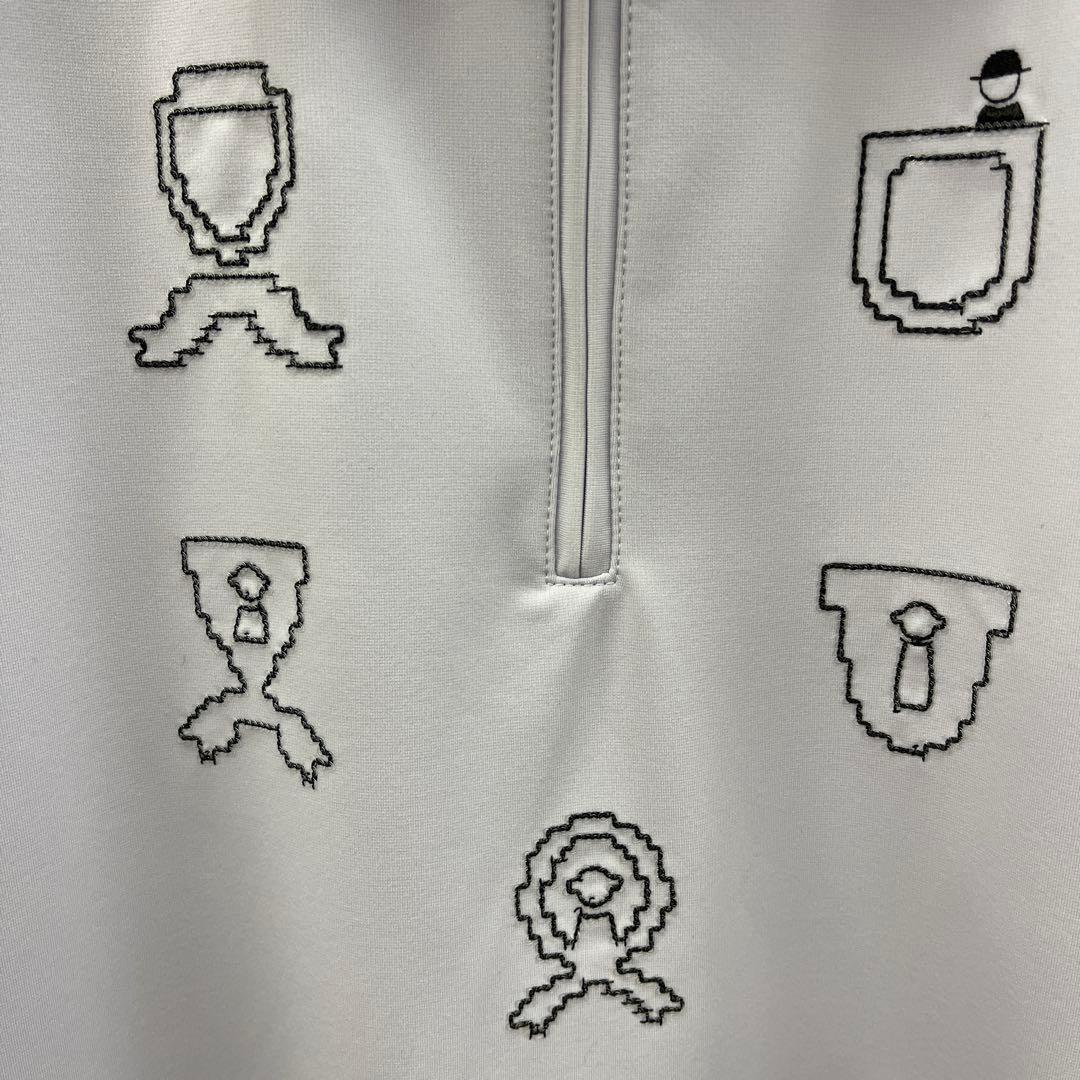 PICONE 薄紫色 ジップアップシャツ