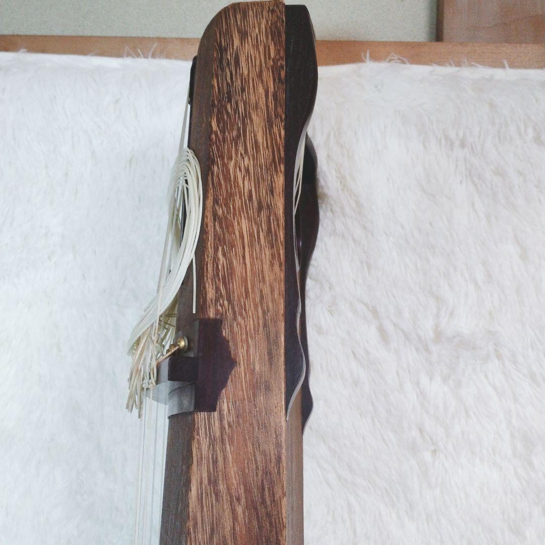 特選 高級琴 箏 13弦 くり甲 綾杉彫り 玉縁包み柏葉