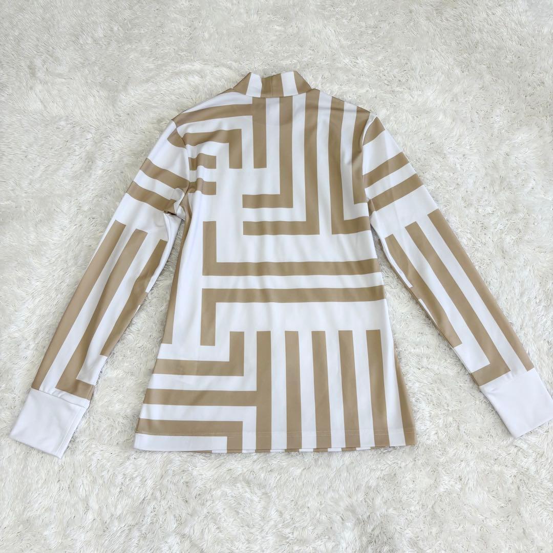 24SS ランバンスポール　モノグラムプリント長袖シャツ