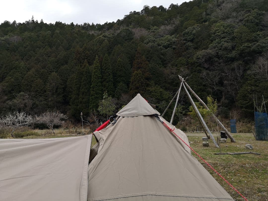 フィールドア　フォークテントTC&タープセット