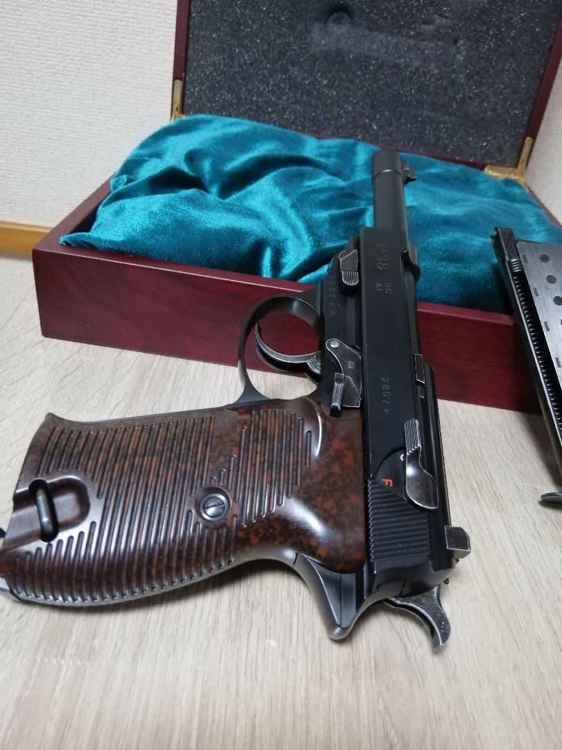 明日終了⭐マルゼン ワルサーP38 ガスブロカスタム⭐銃ケース付