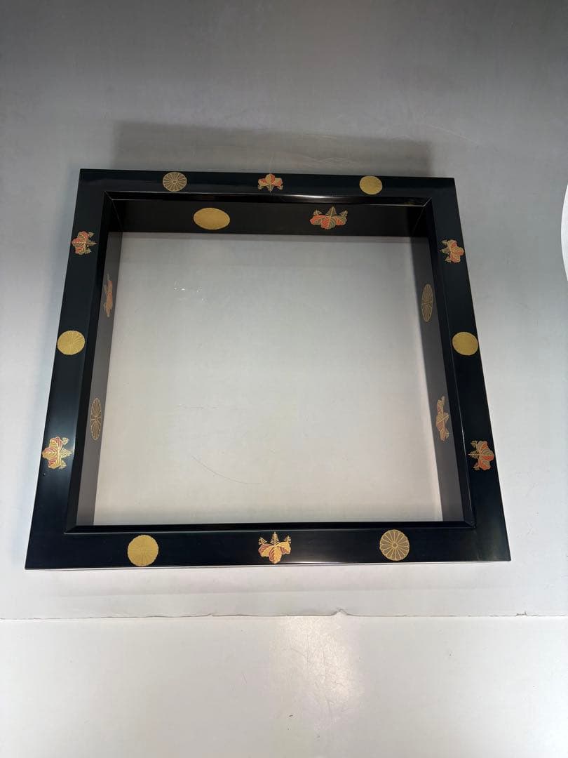 【中古品】表哲造　高台寺蒔絵　炉縁（共箱）★小さな漆割れ有★