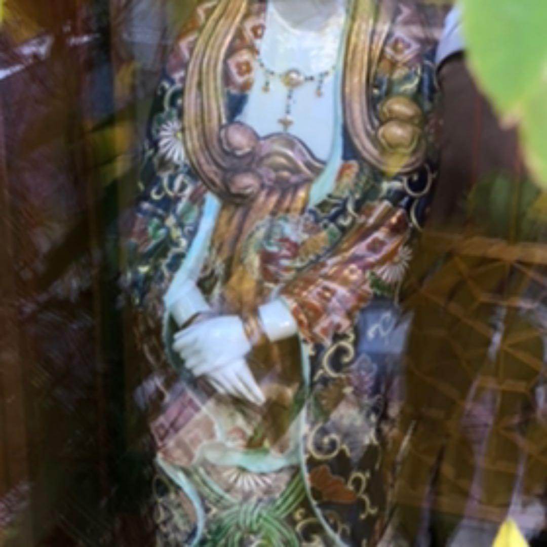 九谷　立観音菩薩像