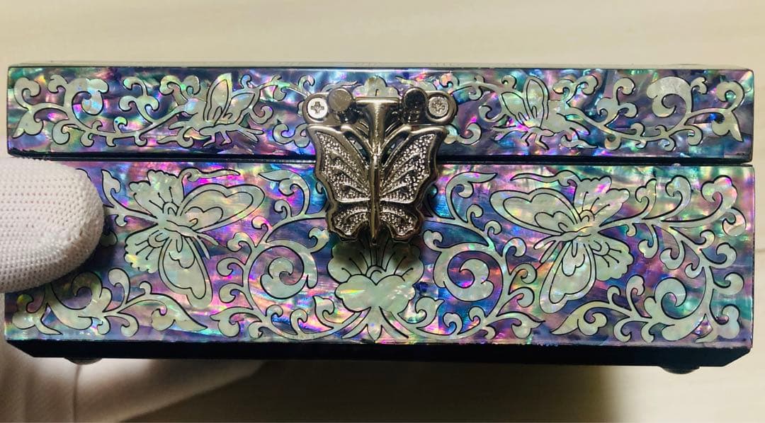 ⭐︎新品・40400円⭐︎螺鈿漆器（らでん）ジュエリーボックス　小物入れ