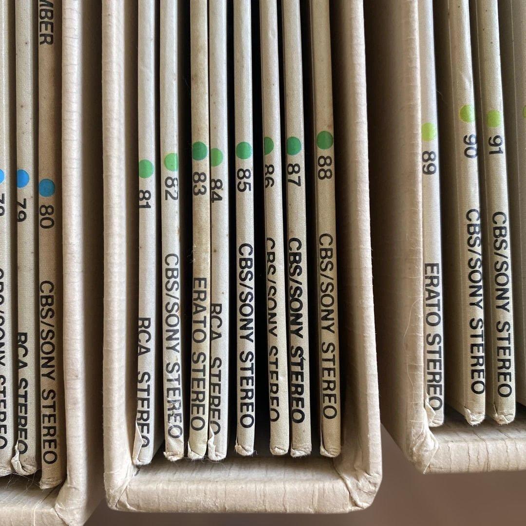 【送料無料】CBSソニー 世界クラシックLPレコードボックスセット全100枚＋α