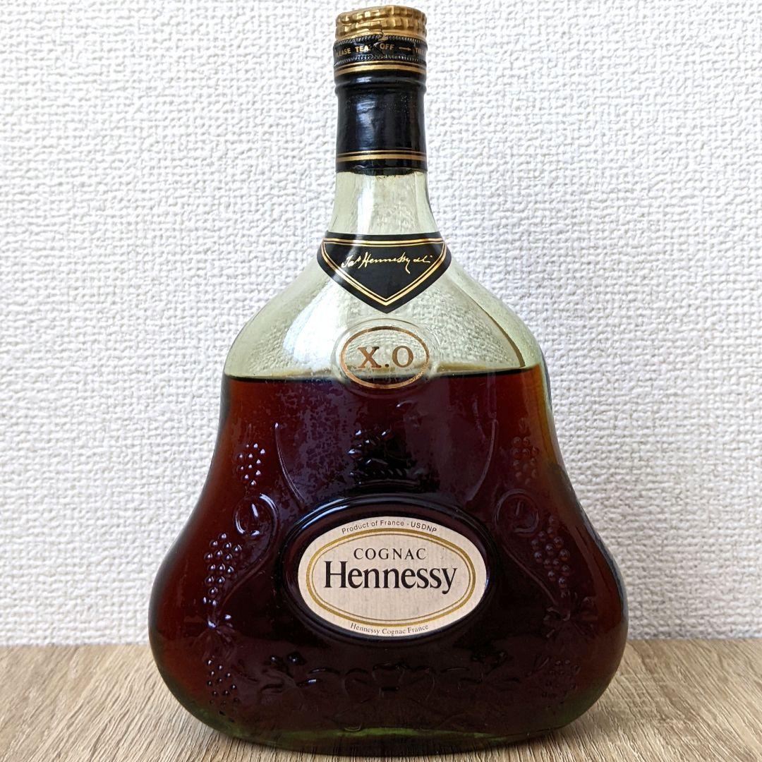 ヘネシーX.O　金キャップ　グリーンボトル　700ml 40％　未開栓　箱あり