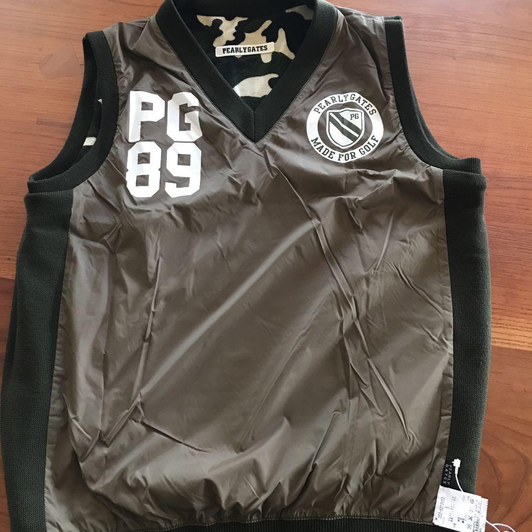 PEARLY GATES リバーシブルVネックベスト