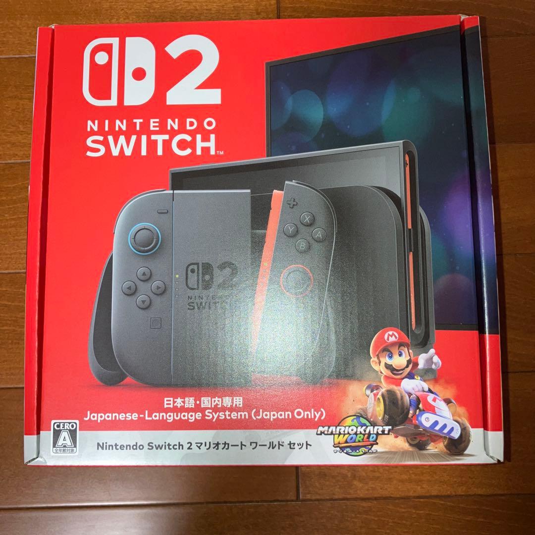 ニンテンドースイッチ2 本体 日本語 マリオカートワールドセット 保証付 新品