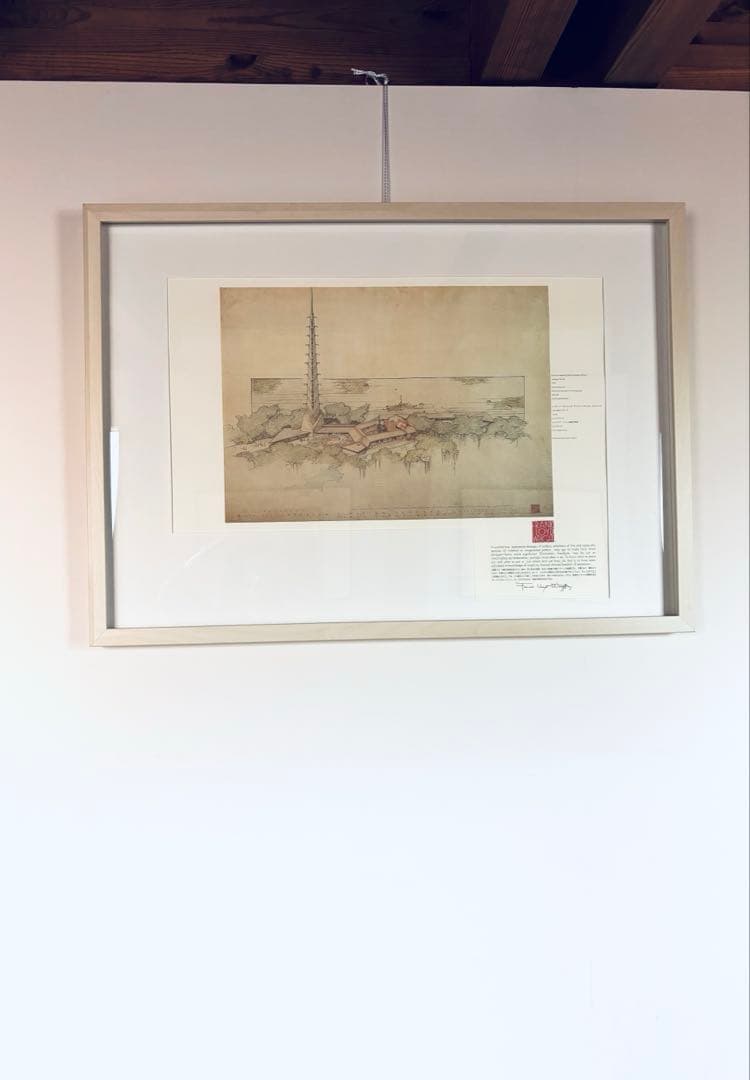 フランク・ロイド・ライト ポスター額装 Pavilion for...