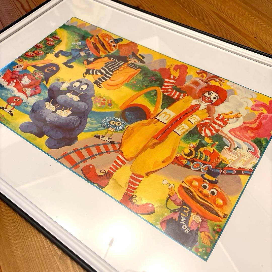 レア！　1971年　マクドナルドランド　ポスター　ディスプレイ　イービルグリマス