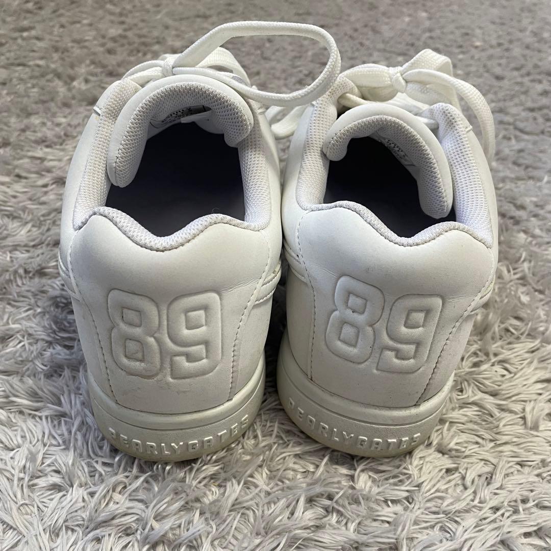 希少 PEARLY GATES ゴルフシューズ ホワイト スニーカー　サイズ26