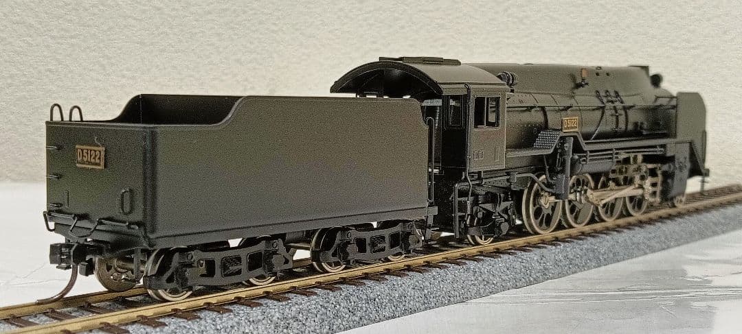 HOゲージ カツミ Ｄ51全流蒸気機関車、カンモーター、メンテナンス済