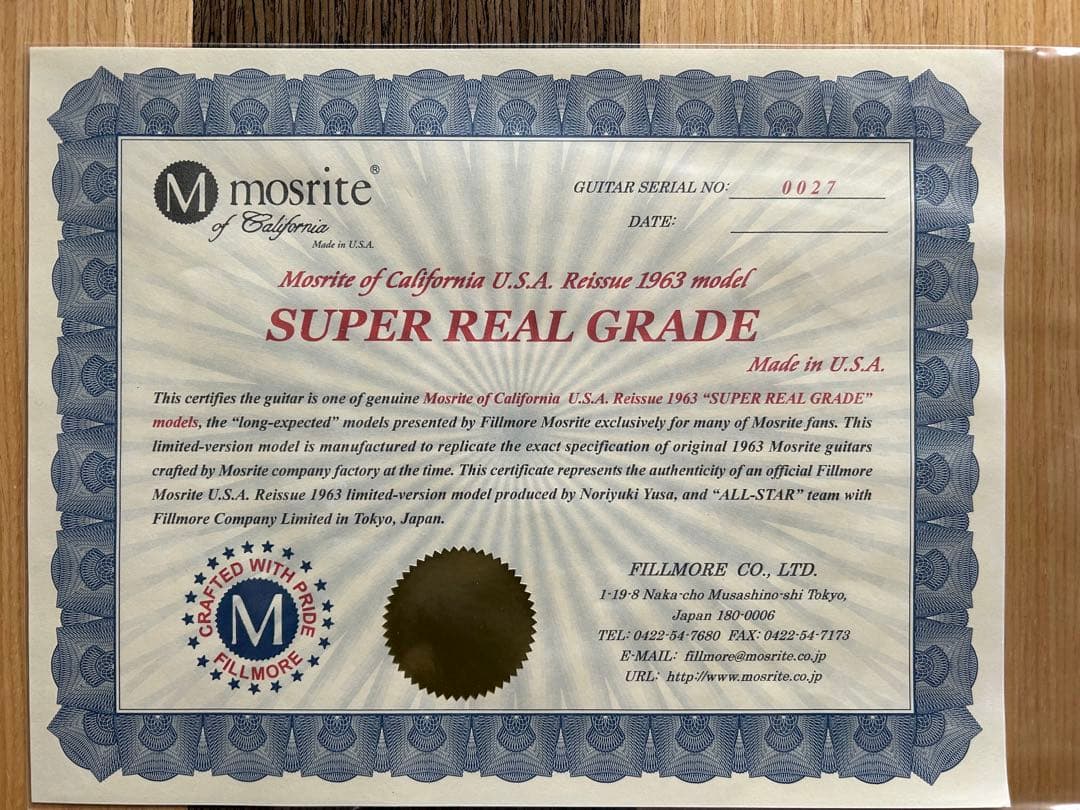 mosrite USA スーパーリアルグレードV63