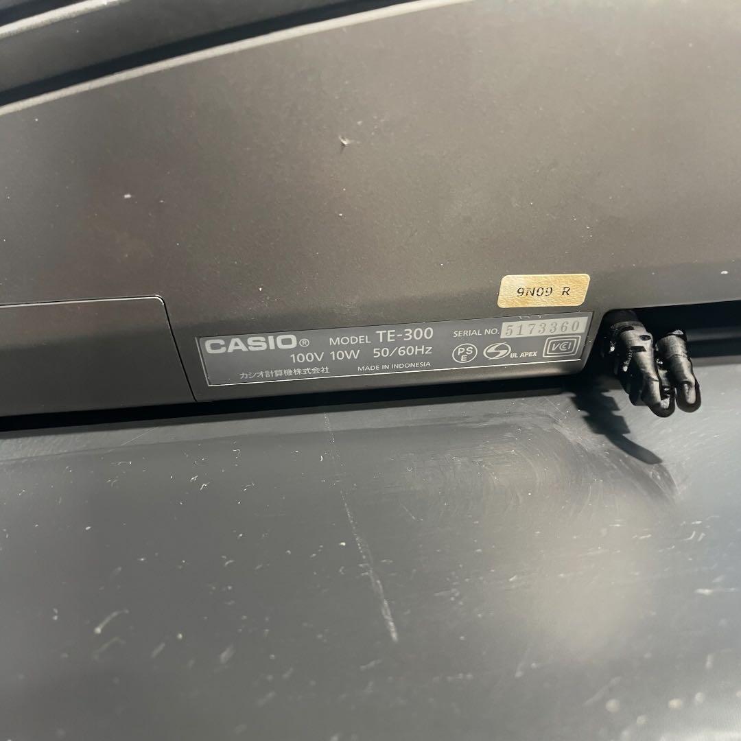 CASIO 電子レジスター TE-300 ドロア付 動作品 現状
