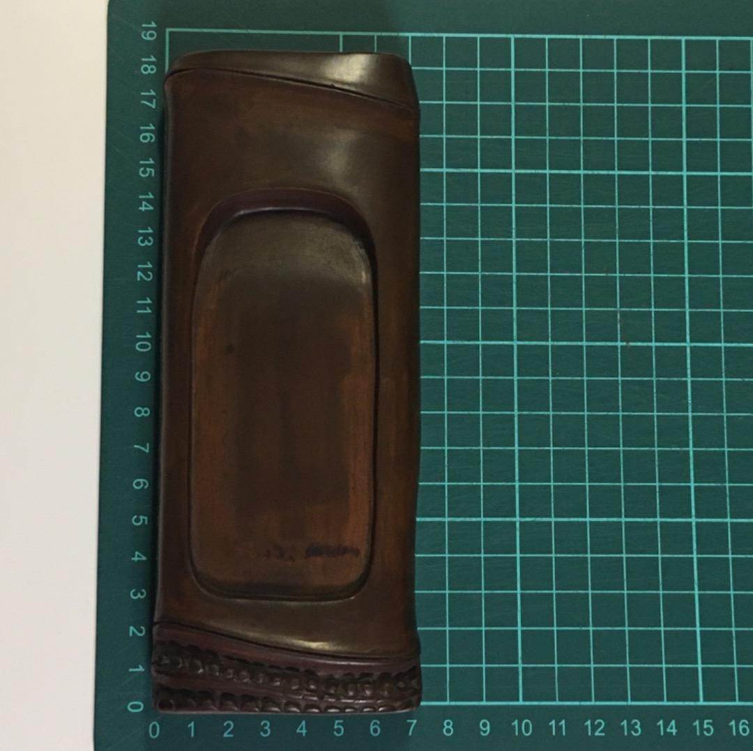 硯　アンティーク　朝陽石　筍　彫刻　縁起物　工芸品
