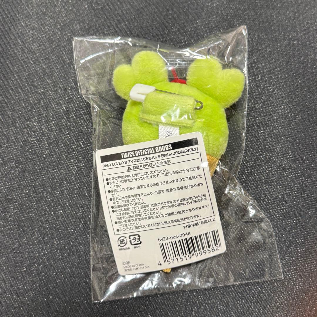TWICE ジョンヨン ジョンブリー アイスぬいぐるみバッジ
