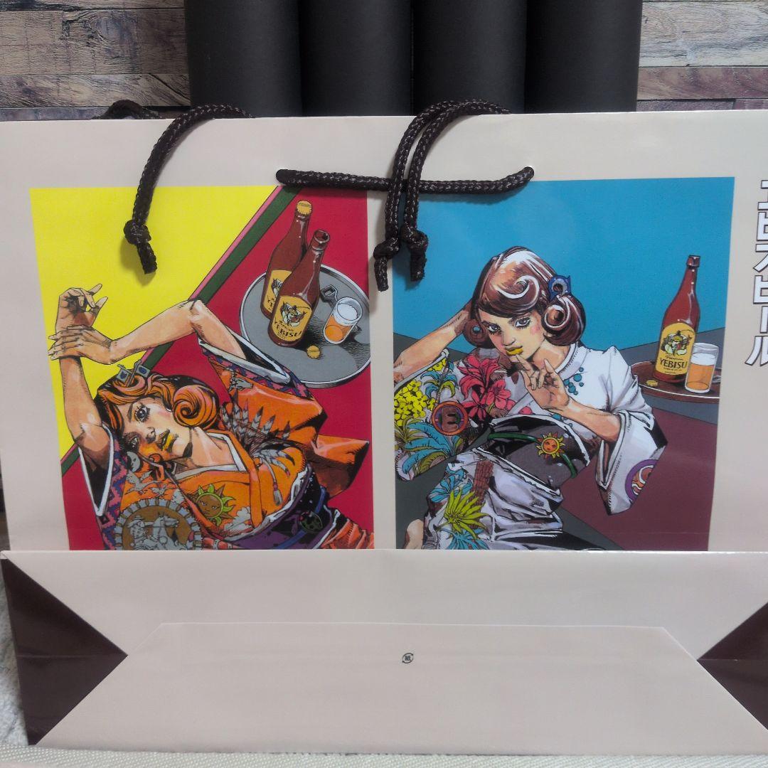 エビスビール B2ポスター 4枚セット ショッパー　荒木飛呂彦　JOJO