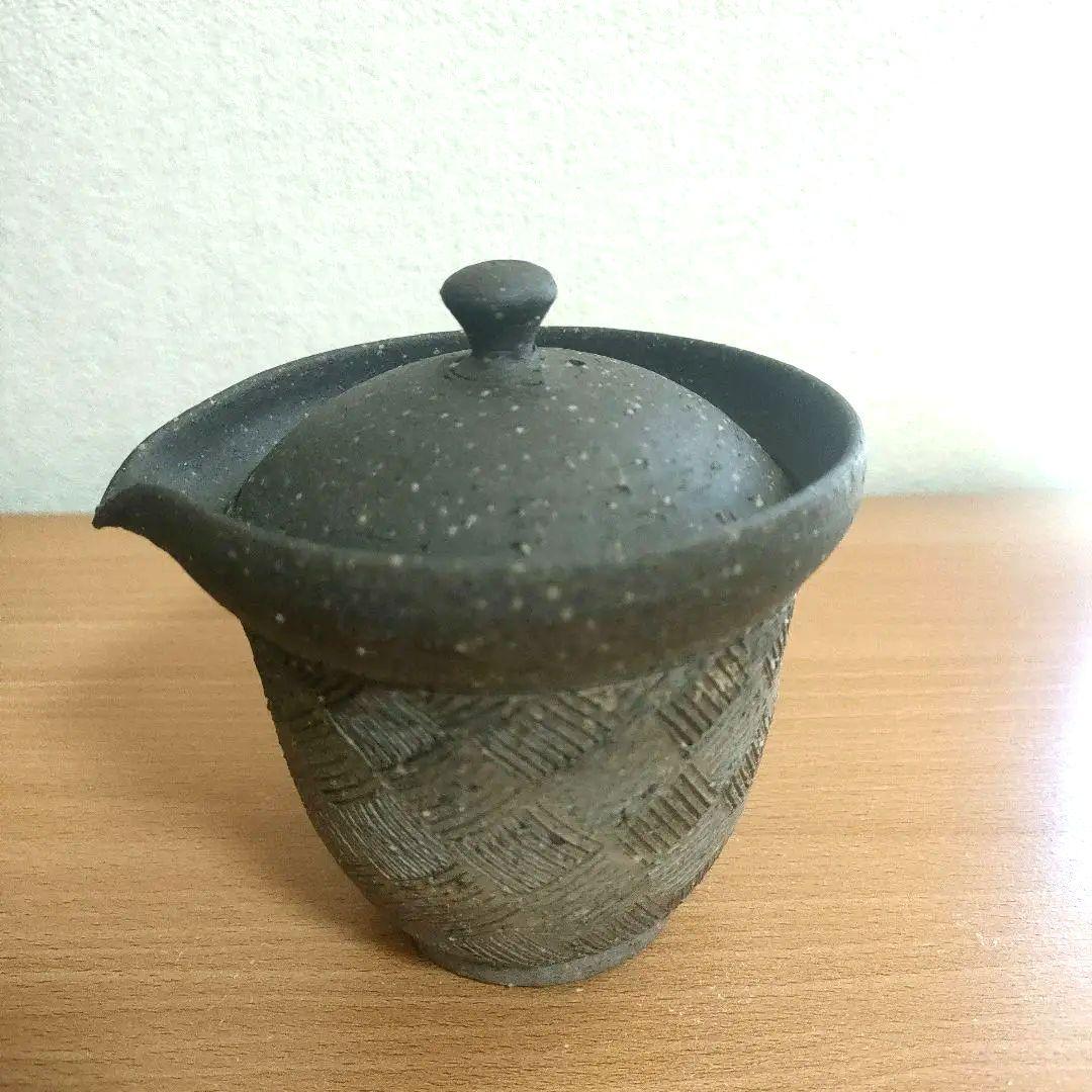 〈未使用〉常滑焼　手造り　急須　煎茶道具　宝瓶　茶器　茶道具　【S-C-6】