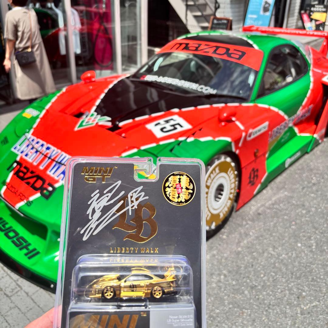 MINI GT S15 原宿限定 ゴールド 加藤会長直筆サイン入り LBWK