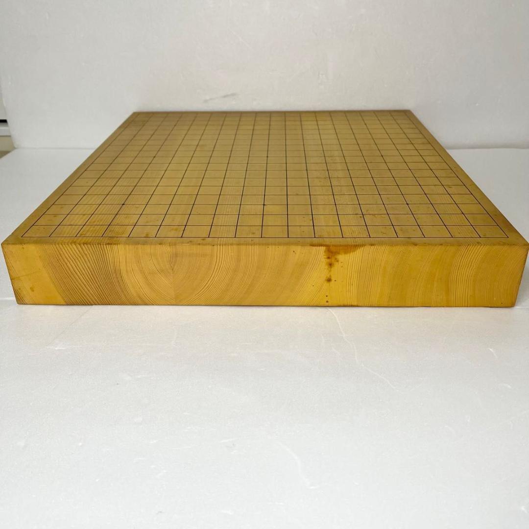 卓上囲碁盤　2寸　天地柾目　高級天然木　ハギ3枚造り　特撰　6㎝