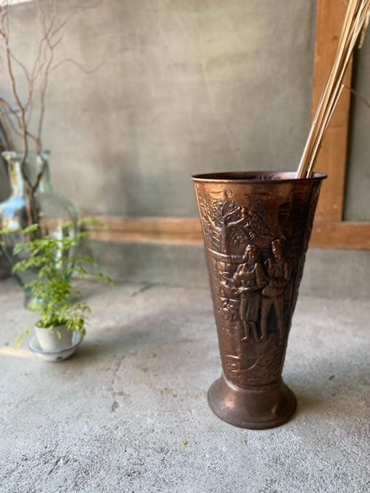 ビンテージ ブロンズ   アンブレラスタンド