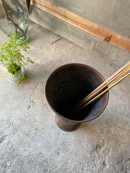 ビンテージ ブロンズ   アンブレラスタンド