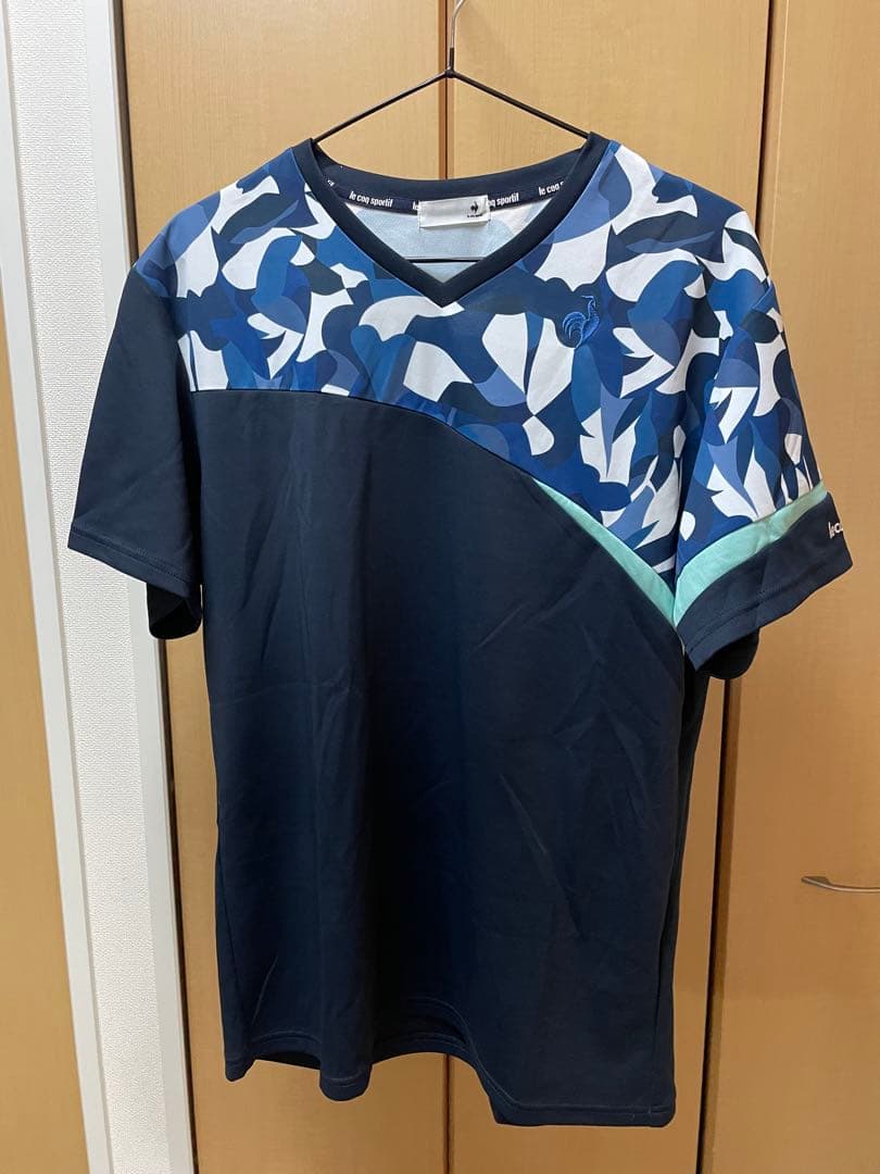 ルコック　テニスウェア　メンズOサイズ　ゲームシャツ4点、短パン2点の6点セット