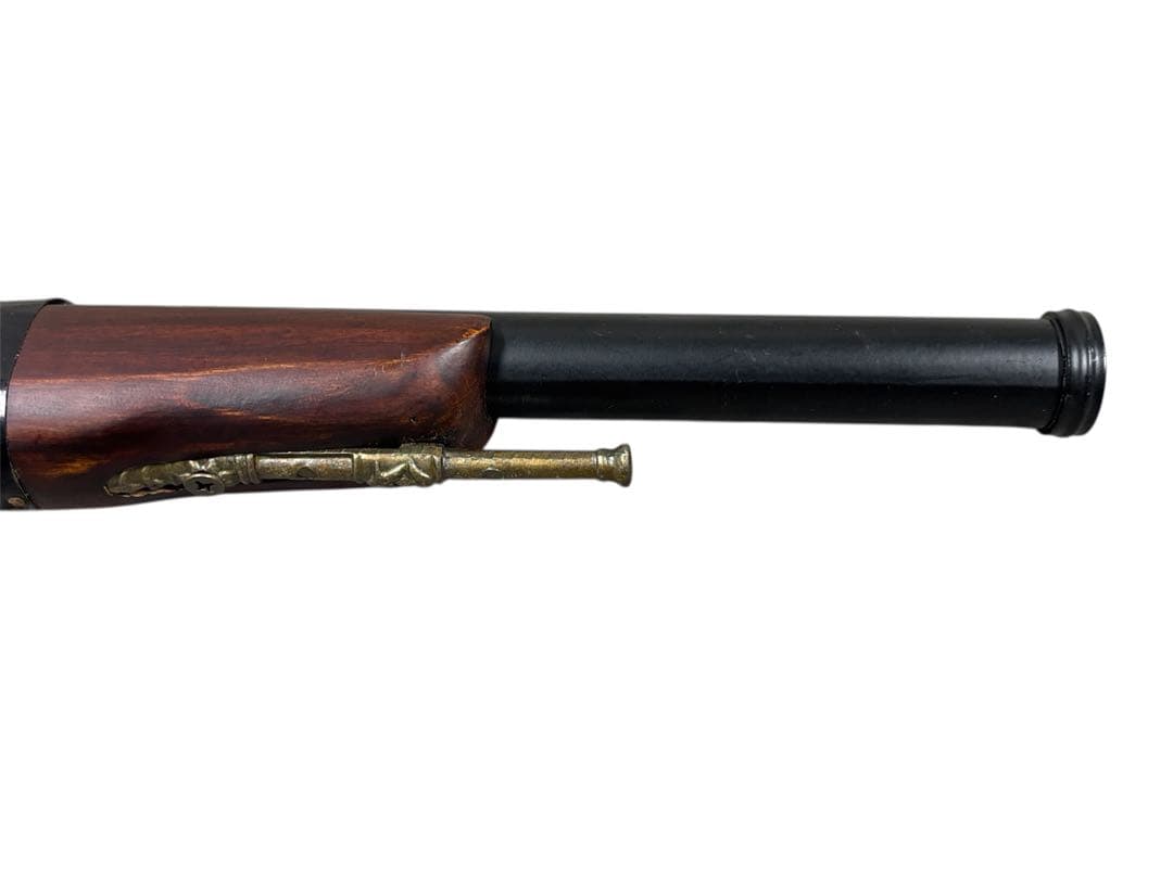 【中古】アンティーク風火縄銃レプリカ装飾品破損あり 汚れあり ジャンク品