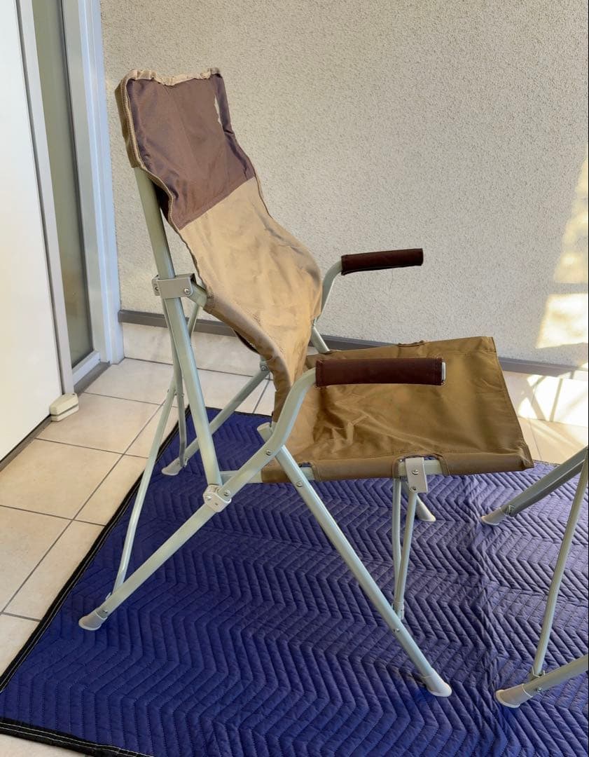 LOGOS ロゴス Life バックホールドチェア(ブラウン)【使用頻度少な目】